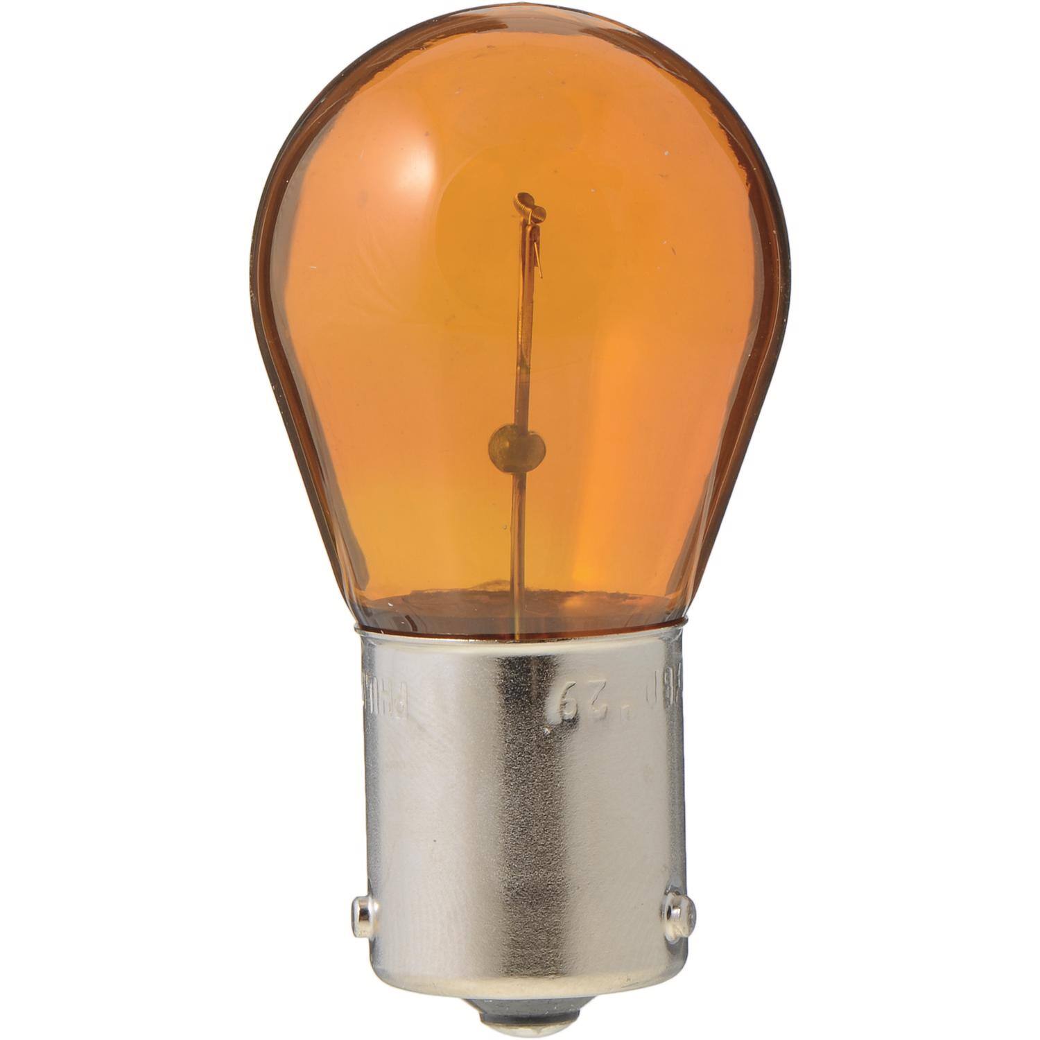 Left. Philips - Philips LongerLife Incandescent Back-Up/Cornering/Stop/Turn Miniature Automotive Bulb PY21WLLB2.
