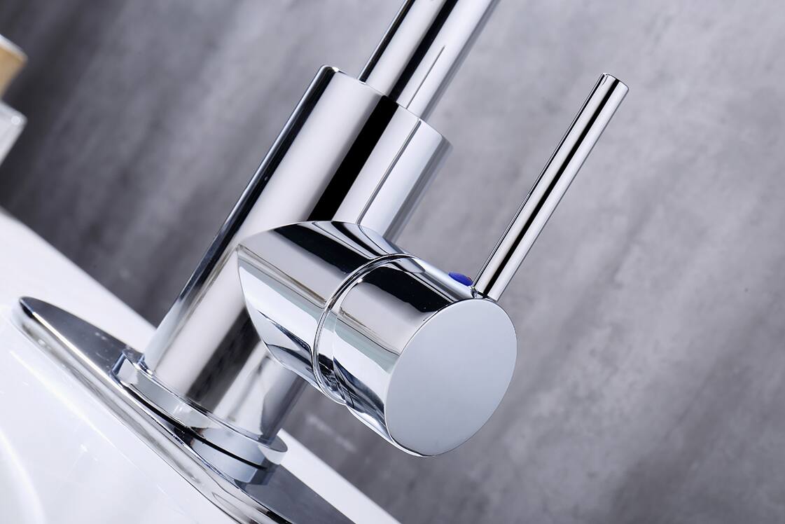 Alt View 1. Bothwa Home - Bothwa home Single-Handle Bathroom Sink Faucet 360 Degree Swivel Spout Single Hole Faucet - Chrome.