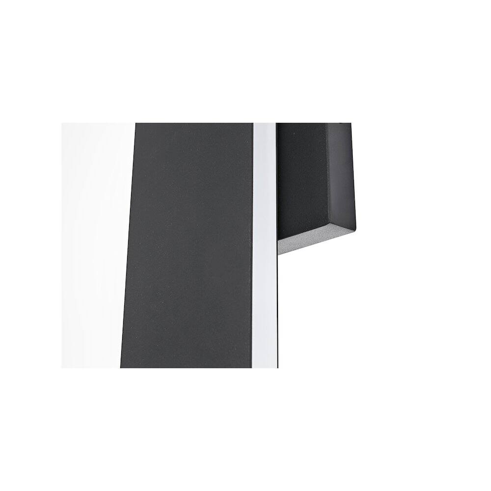 Alt View 1. Elegant Lighting - Waylen 4.5 x 18 inch Outdoor Wall Sconce in Black - Black.