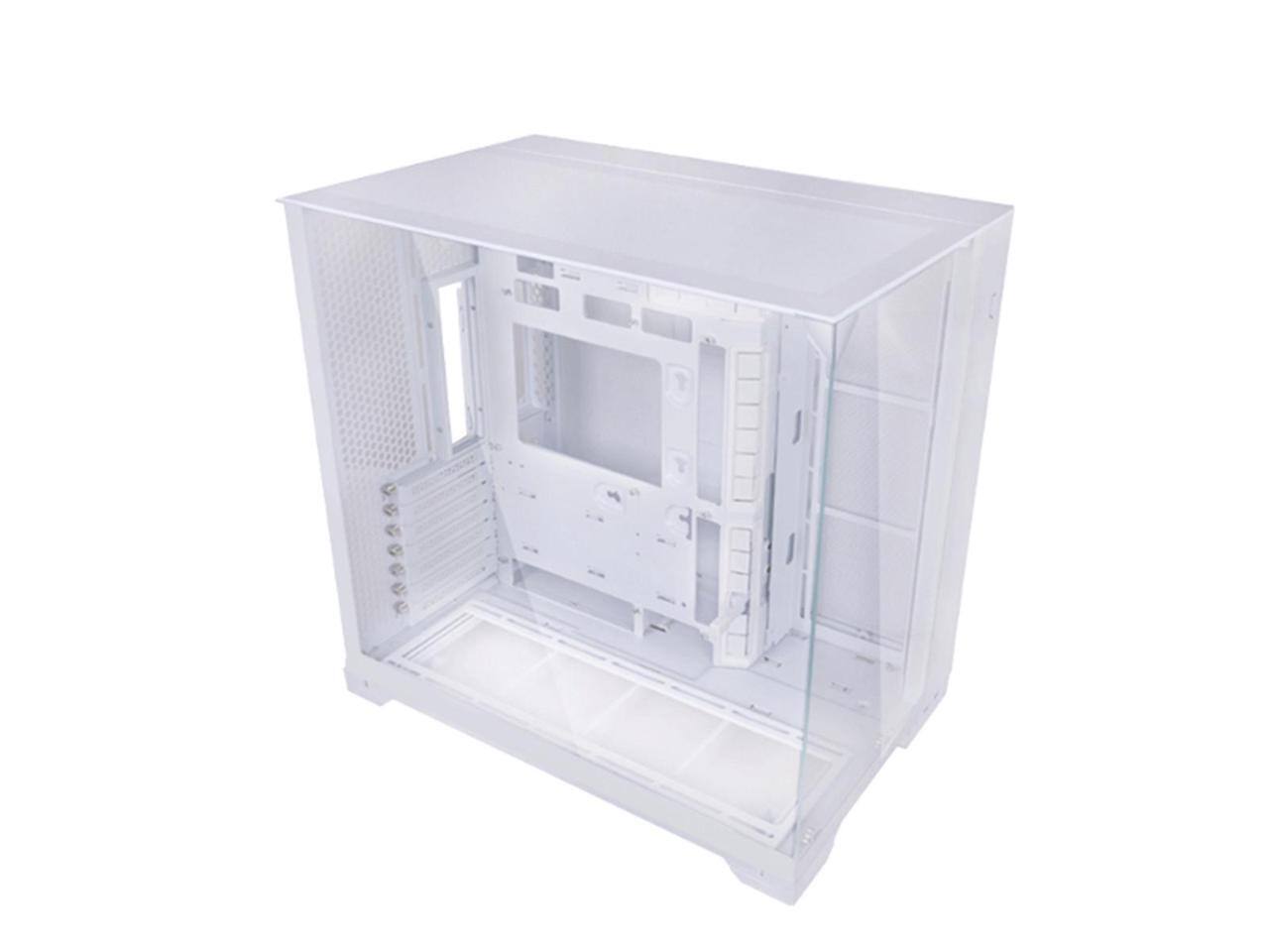 Alt View 9. Lian Li - LIAN LI O11 vision compact white color Aluminum / Steel / Tempered Glass ATX Mid Tower computer Case ----O11VPW - white.