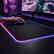 Alt View 5. Glorious - GMP 2 GLED LE Gaming Mouse Pad with InfiniGlow Stitchless Edge - Large Extended - Black.