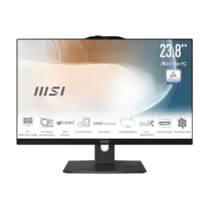 23.8" All-in-One PC II
TÜV Rheinland CERTIFIED
P5 178 +
DDR5
tobii AWARE 42
FED
UPERAUE
MNTCA
KOM
IPS
Anti-Flicker
Wide View Angle
Less Blue Light
DORS
Memory
MSI Cloud Center
tobi Aware
Adjustable Stand
Easy Instant Display
Wall Mountable
Maintenance
HllSi