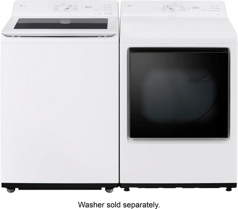 Washer sold separately.