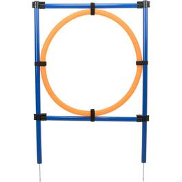 TRIXIE - Dog Agility Jumping Ring Training Set - Blue/Orange
