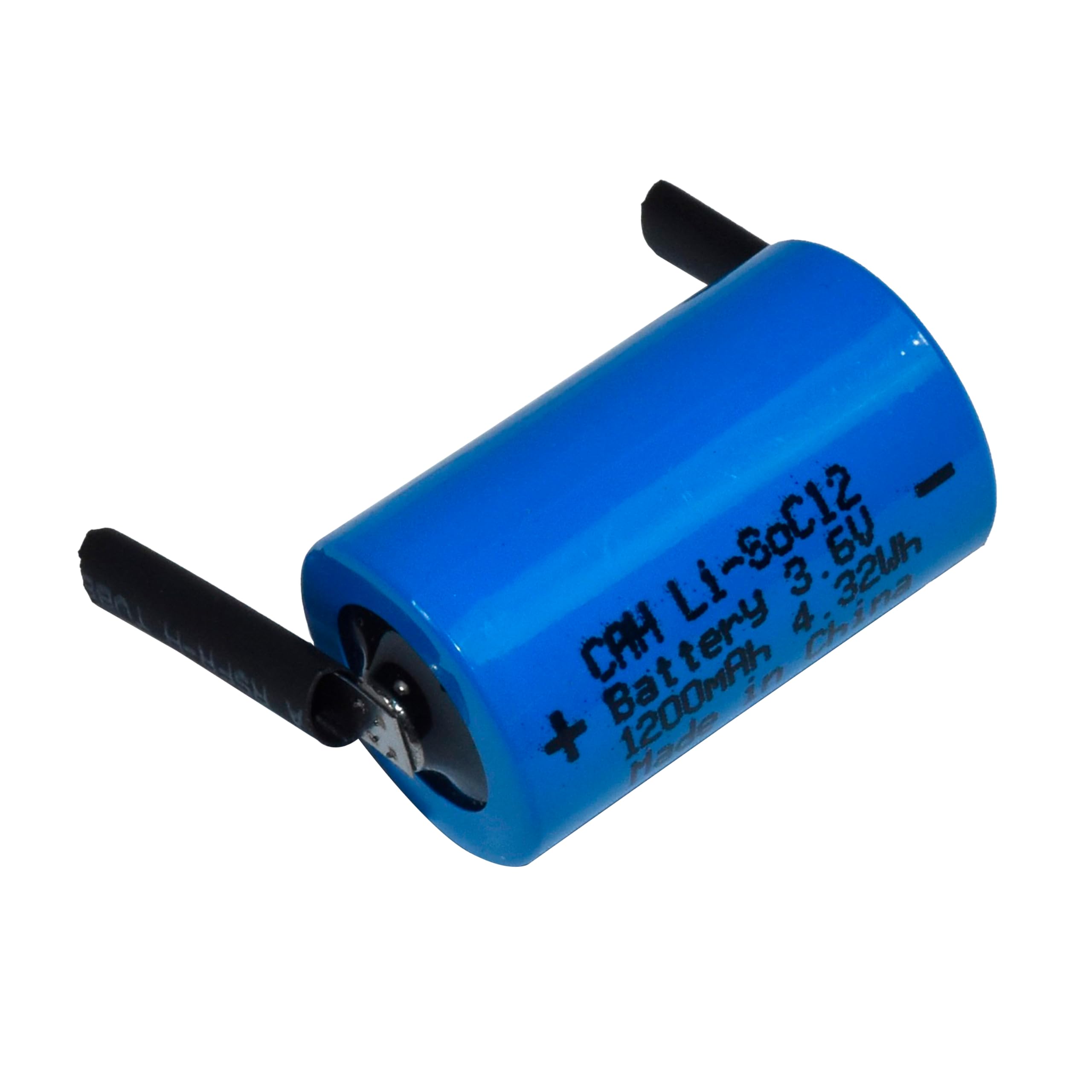 CAH Li-SOC12  
Battery 3.6V 4.2V  
1200mAh 32Wh  
Made in China