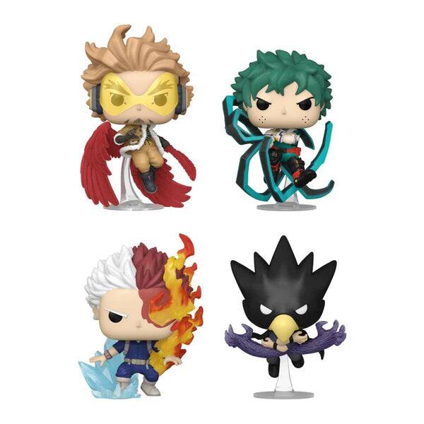 Alt View 3. Funko - Funko Pop! Animation: My Hero Academia Flocked 4 Pack - Hawks Midoriya Todoroki Tokoyami.