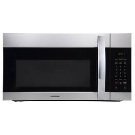 Farberware - 1.7 cu. ft. OTR Microwave, 1000W with Smart Sensor Cooking - Stainless Steel