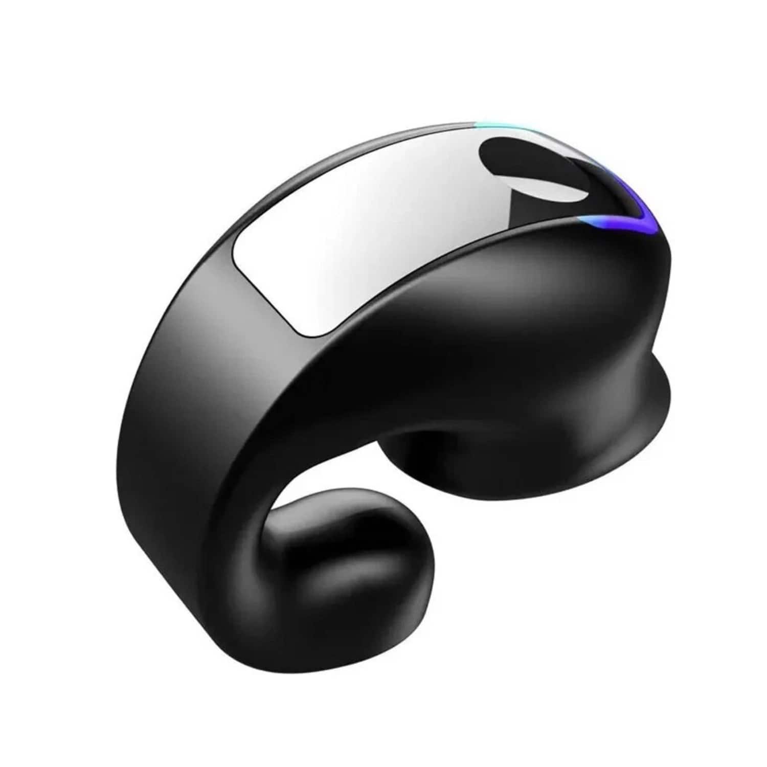 Stock Preferred - Single Bluetooth 5.3 Open-Ear Wireless Earbud with Clip – Sport Headset - Black