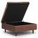 Alt View 11. Simpli Home - Shay Mid Century Large Square Coffee Table Storage Ottoman - Distressed Saddle Brown.
