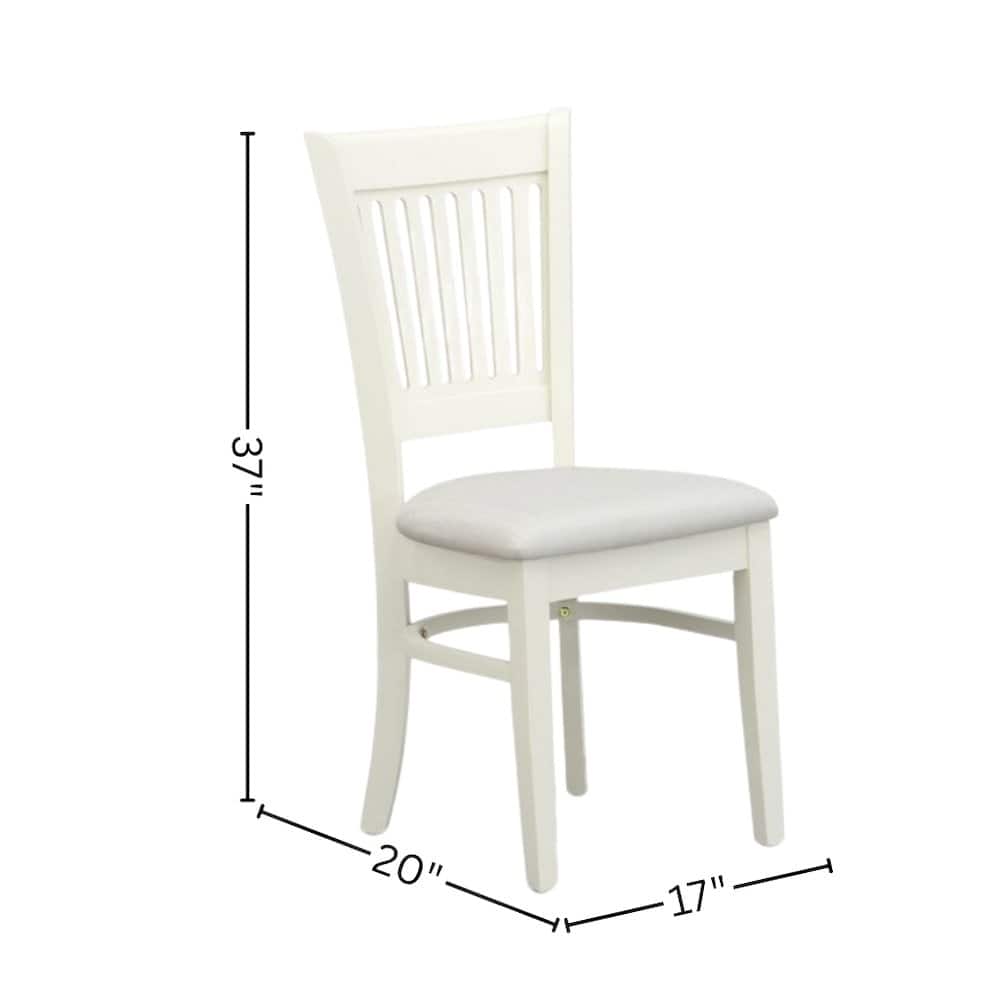 FurniFact - Linen White Dining Chair - Brown price history on PriceWatchPro