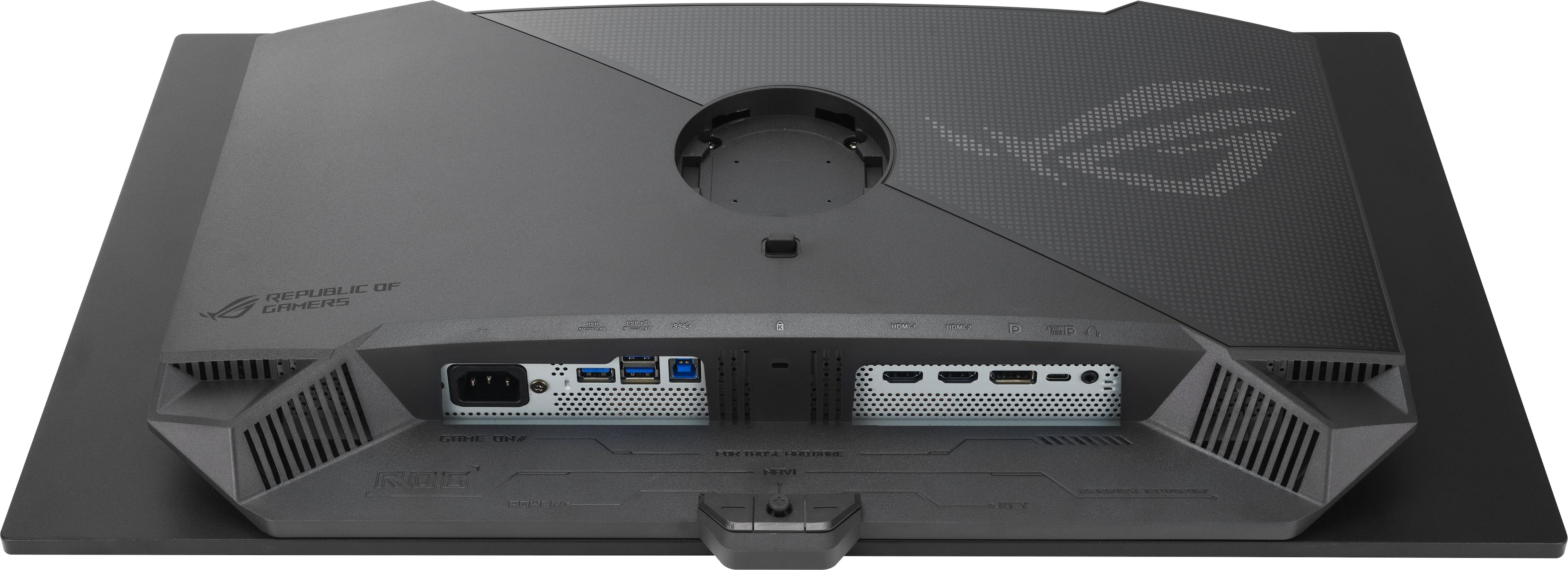 The text on the image reads "AOC Republic of Gamers".