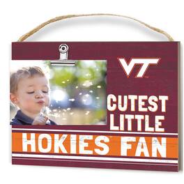 Jardine - Virginia Tech Hokies 8'' x 10'' Cutest Little Team Logo Clip Photo Frame - Maroon