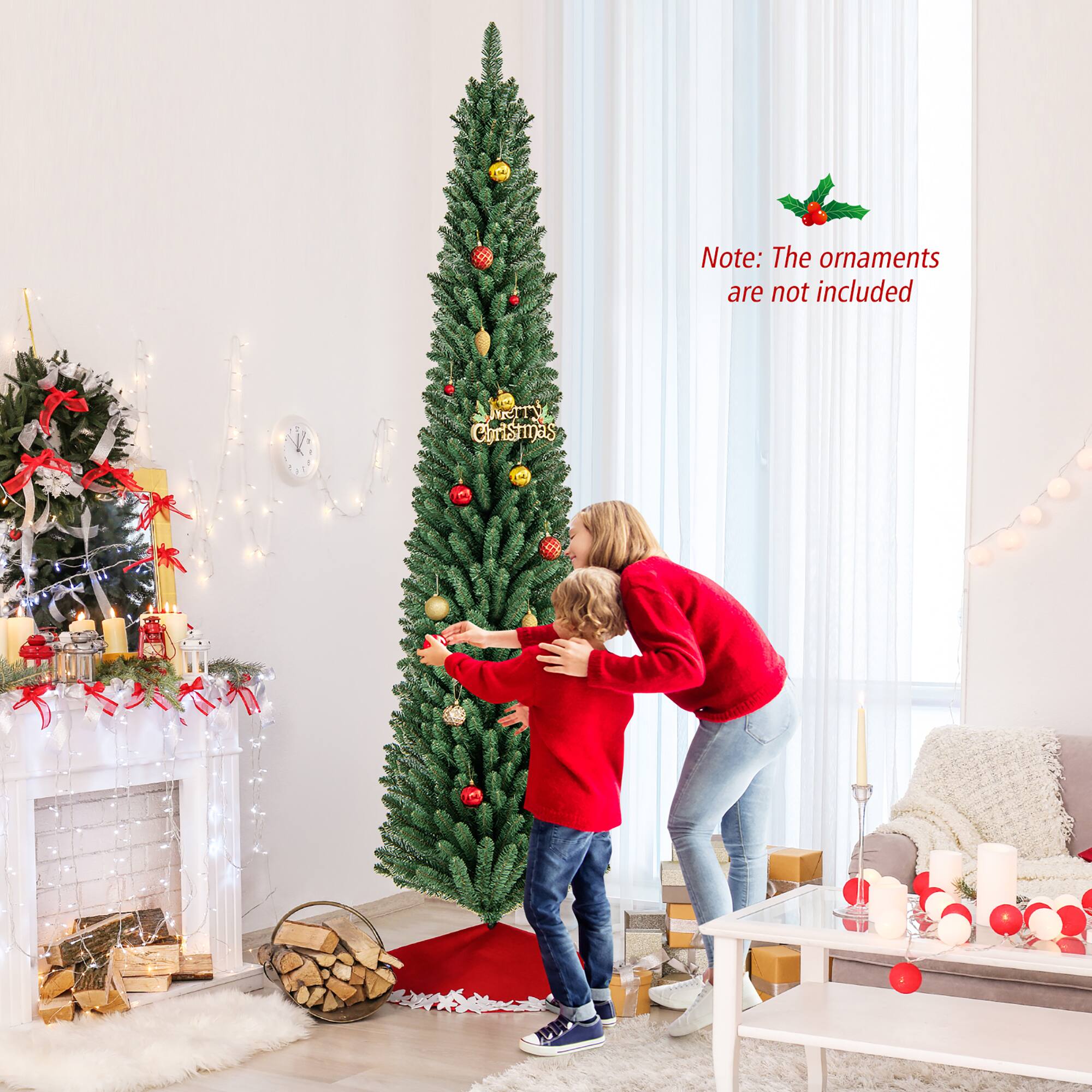 Note: The ornaments are not included

Merry Christmas