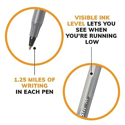 VISIBLE INK LEVEL LETS YOU SEE WHEN YOU'RE RUNNING LOW

1.25 MILES OF WRITING IN EACH PEN
