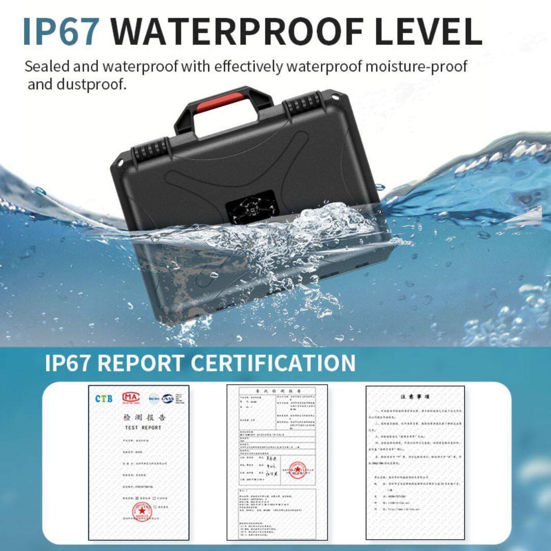 **IP67 WATERPROOF LEVEL**  
Sealed and waterproof with effectively waterproof moisture-proof and dustproof.

**IP67 REPORT CERTIFICATION**  
CTB  
MA  
TEST REPORT