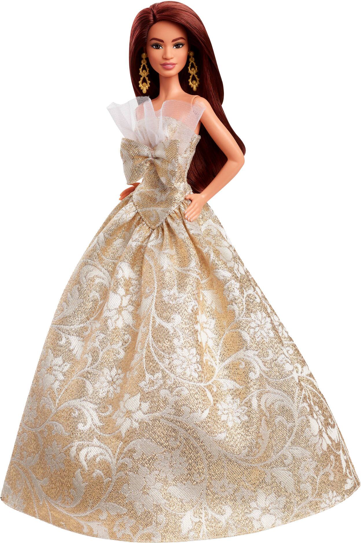 Angle. Barbie - 2025 Holiday Doll.