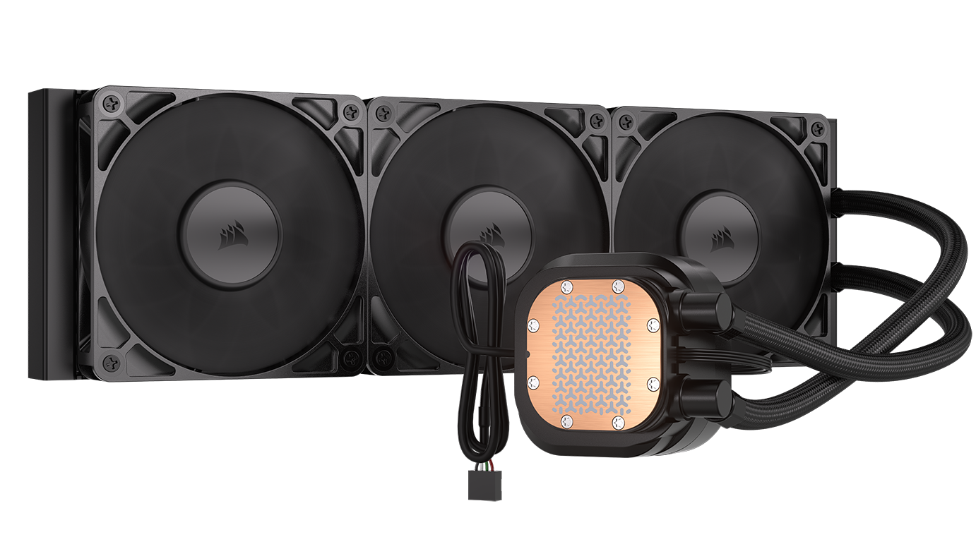 Alt View 9. CORSAIR - NAUTILUS 360 LCD - Black.