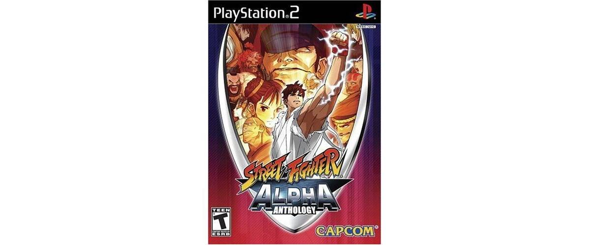 PlayStation 2  
Classics  
Street Fighter Alpha Anthology  
CAPCOM  
TEEN ESRB