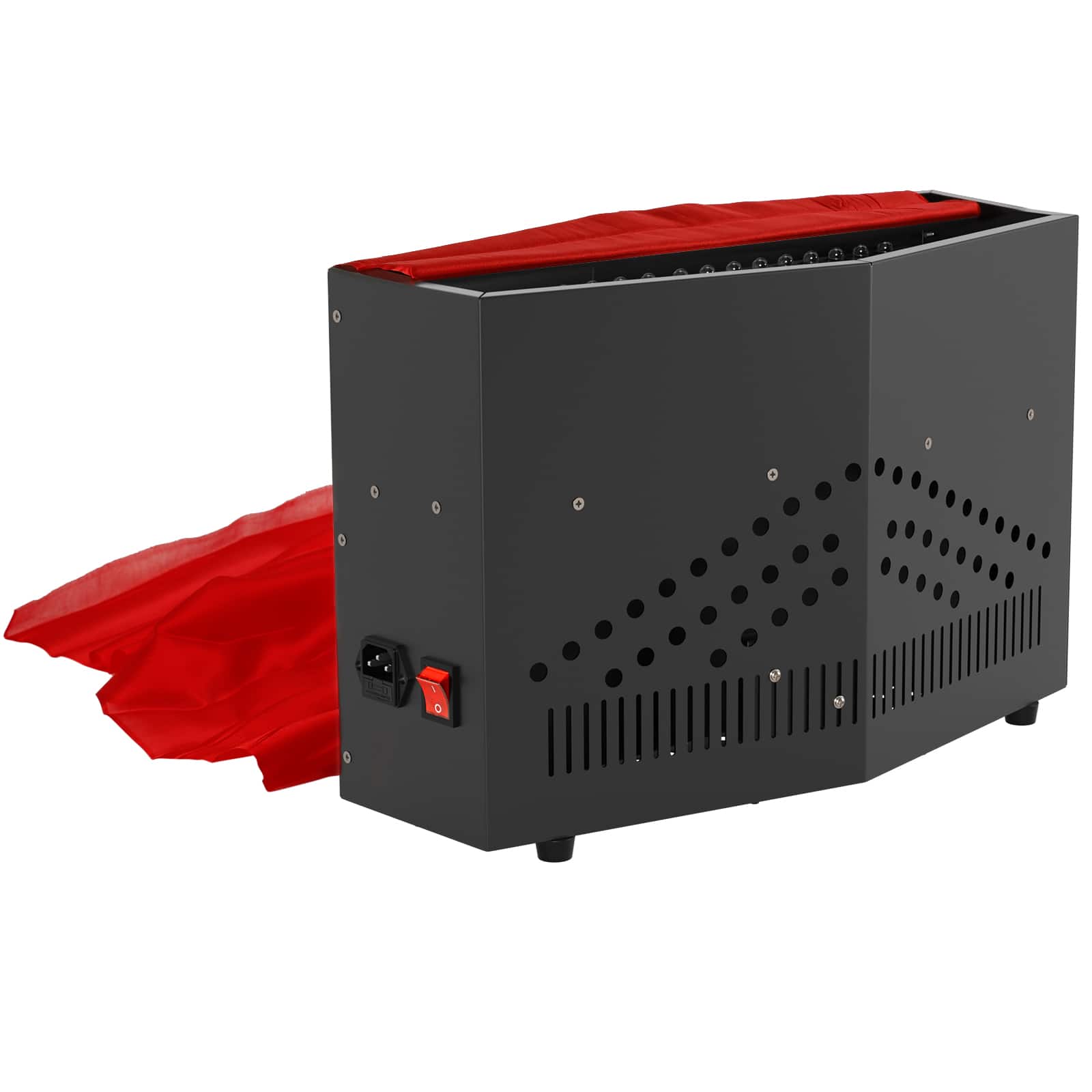 Topteng - 120W 5ft Flame Effect Light with 36 LED - Red & Blue Simulated Fire, for Stage, DJ Party, Halloween Decoration