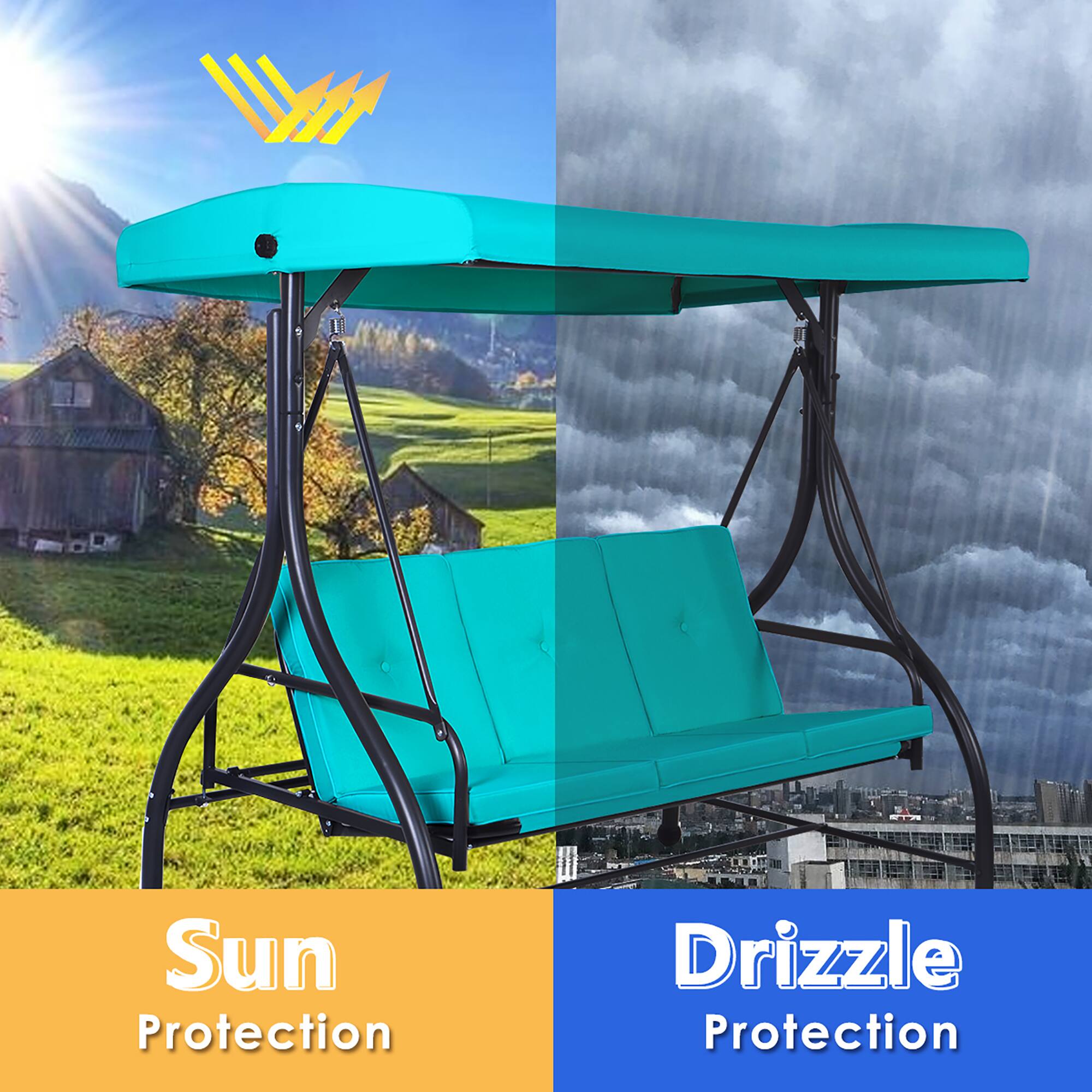 Sun Protection  
Drizzle Protection