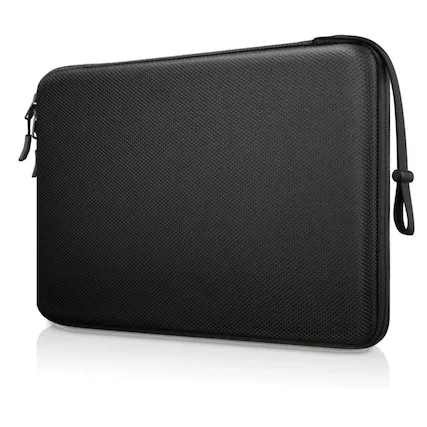 Front. Kitcheniva - Waterproof Hard Laptop Sleeve Case For 16" Laptop MacBook Air M3 M2 2026 Black - Black.