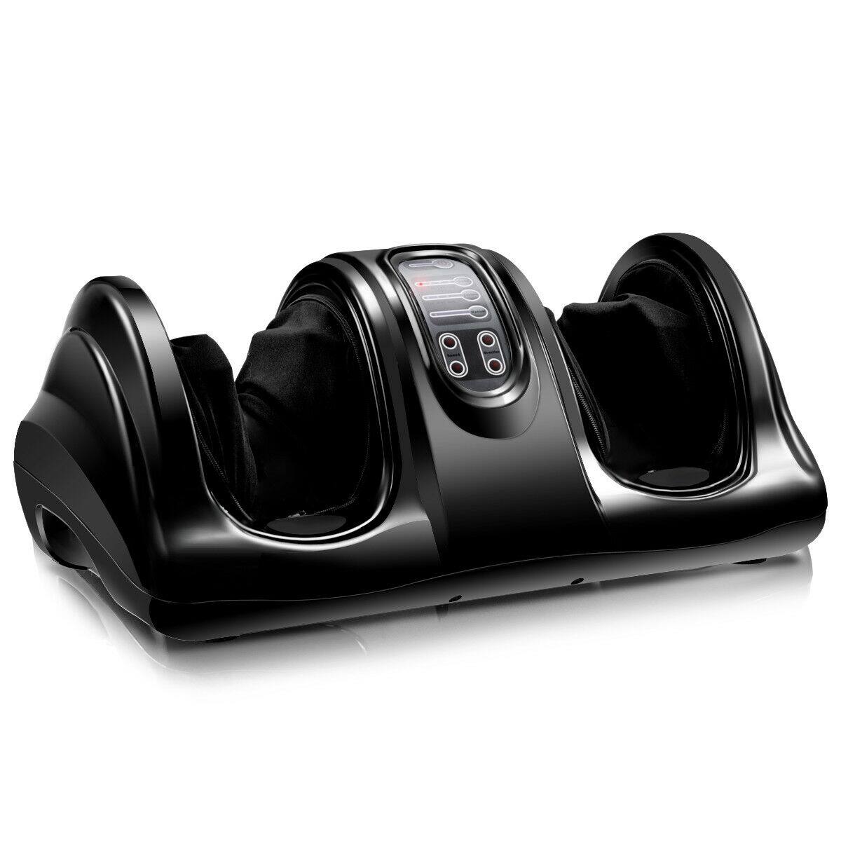 Alt View 18. Costway - Shiatsu Foot Massager Kneading and Rolling Leg Calf Ankle with Remote Black - Black.