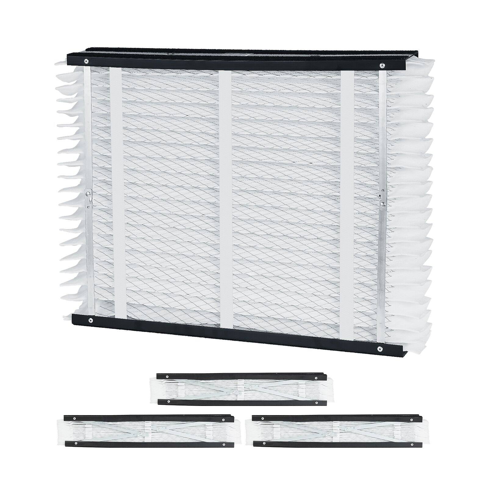Alt View 10. Glintex - Air Filter, 20x25x4 Furnace Filter MERV 13, Electrostatic Pleated HVAC AC Filter 4-Pack, Captures Dust Smog Dander.