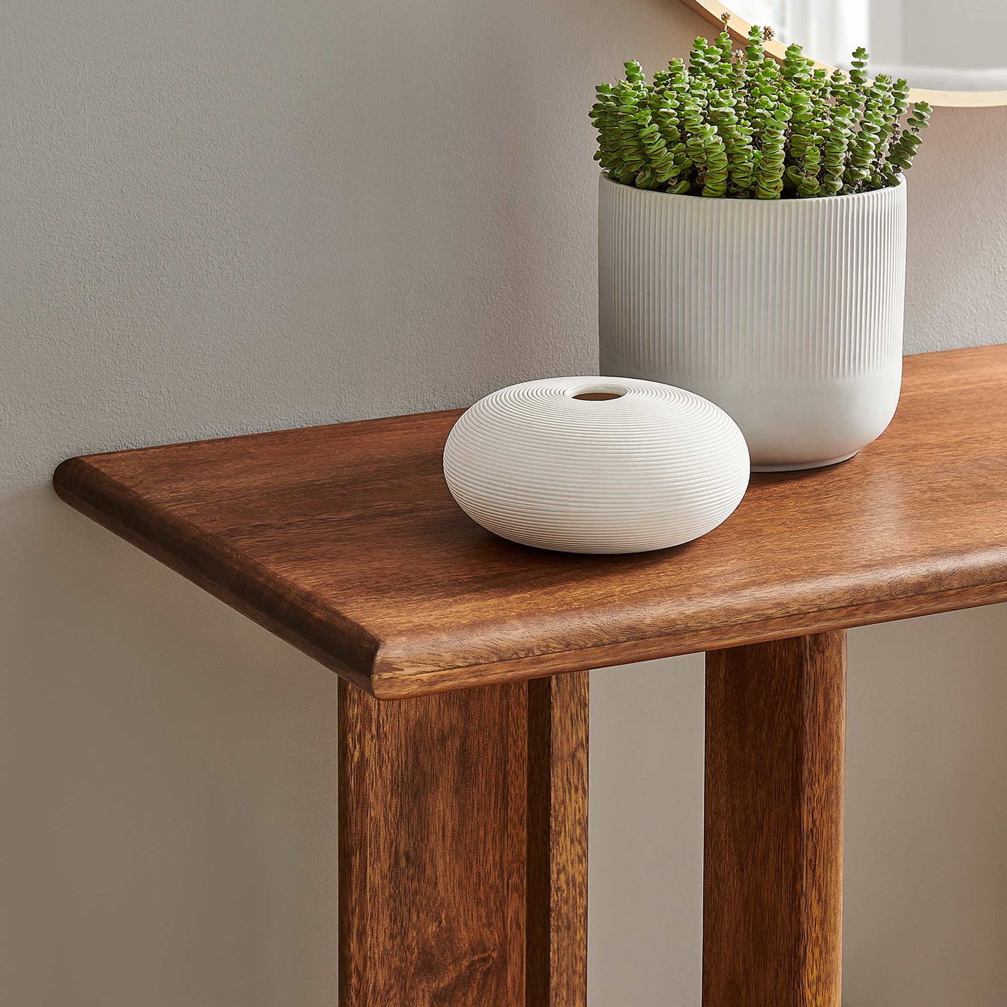 Alt View 1. Modway - Rivian 46" Console Table by Modway - Walnut.