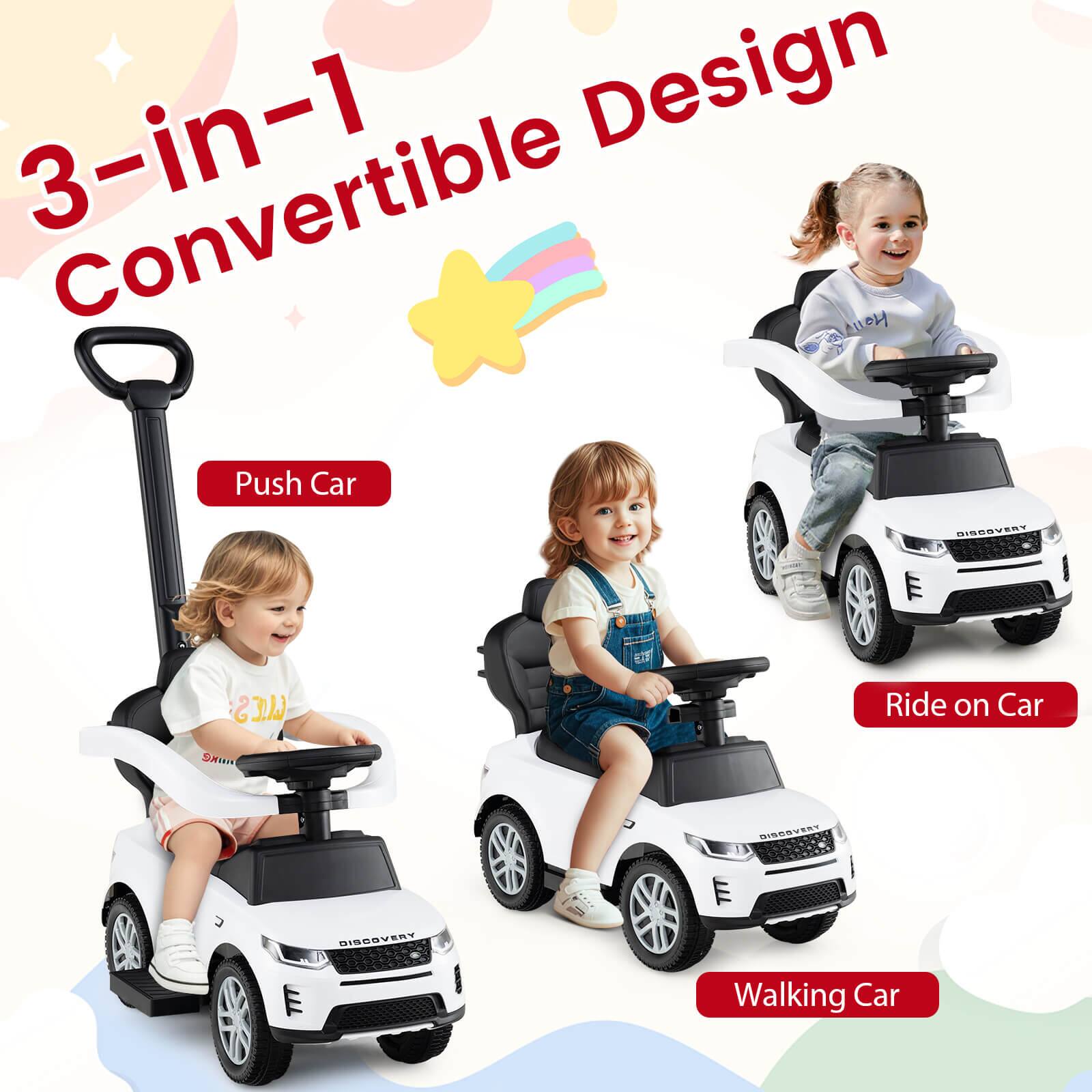 3-in-1 Convertible Design

Push Car

Ride on Car

Walking Car