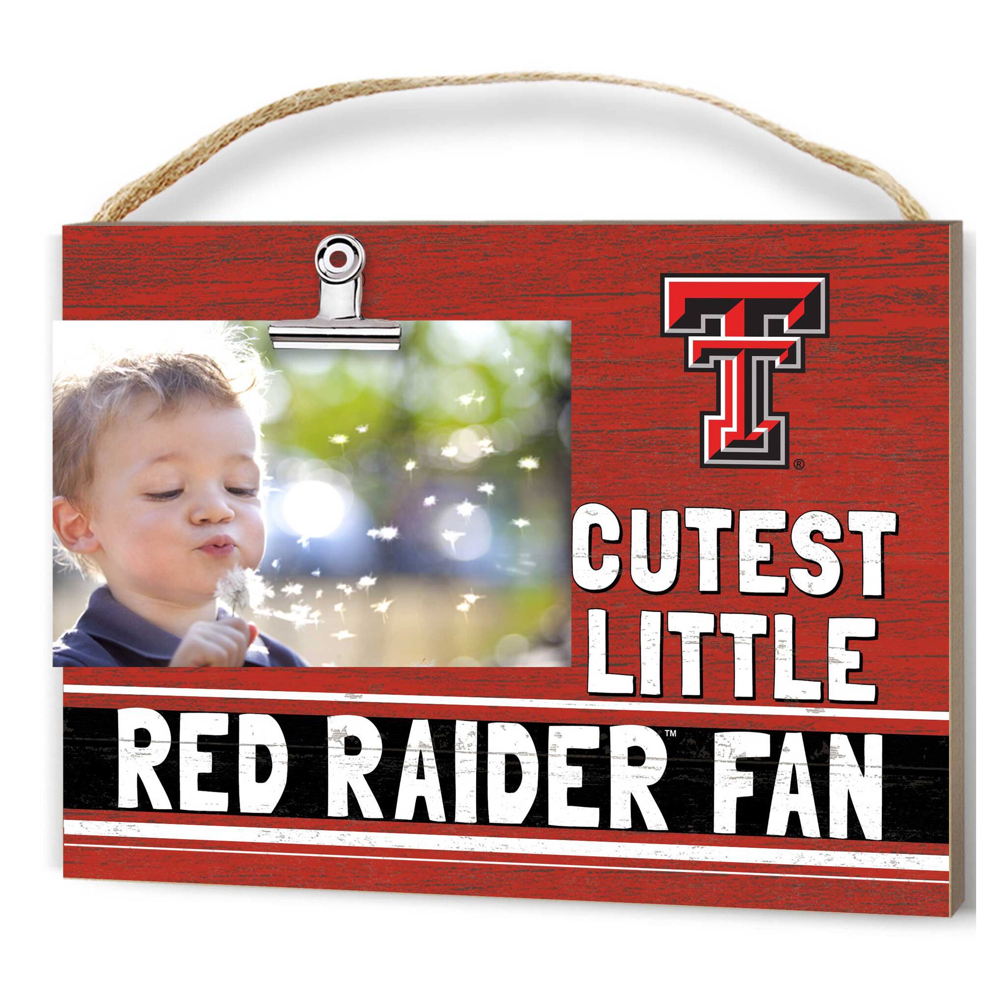 Texas Tech Red Raiders 8'' x 10'' Cutest Little Team Logo Clip Photo Frame