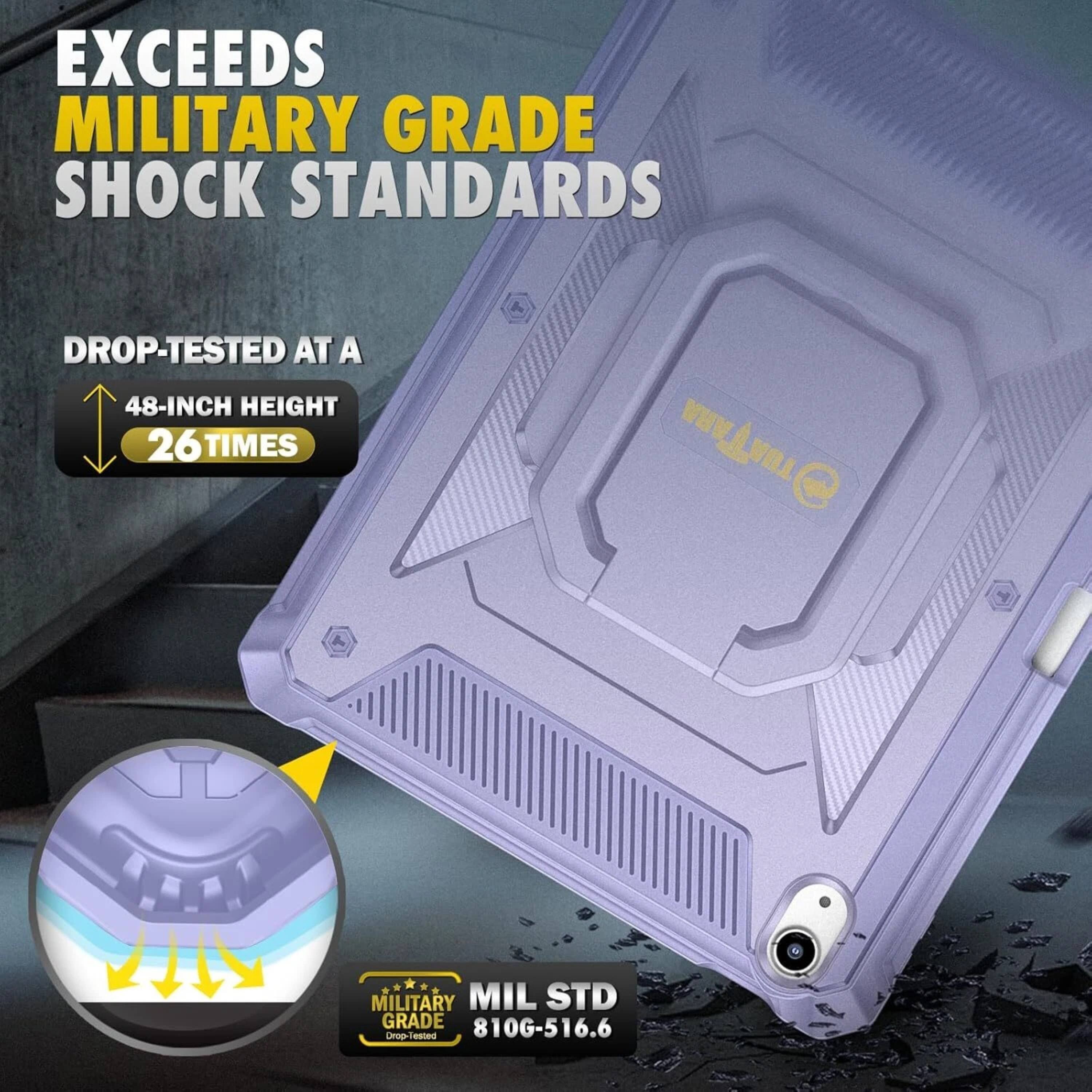 EXCEEDS MILITARY GRADE SHOCK STANDARDS

DROP-TESTED AT A 48-INCH HEIGHT 26 TIMES

MIL STD 810G-516.6

MILITARY GRADE
Drop-Tested