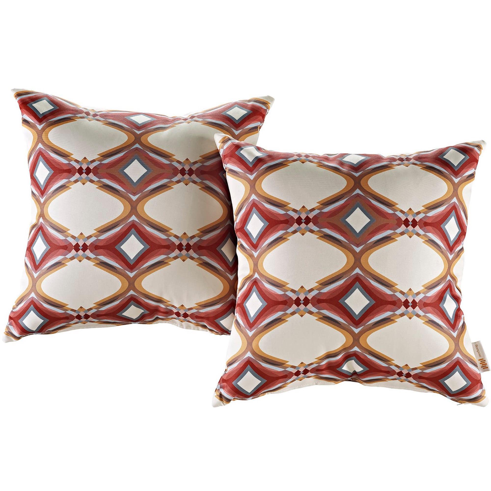 2 Piece Outdoor Patio Pillow Set by Modway - Repeat