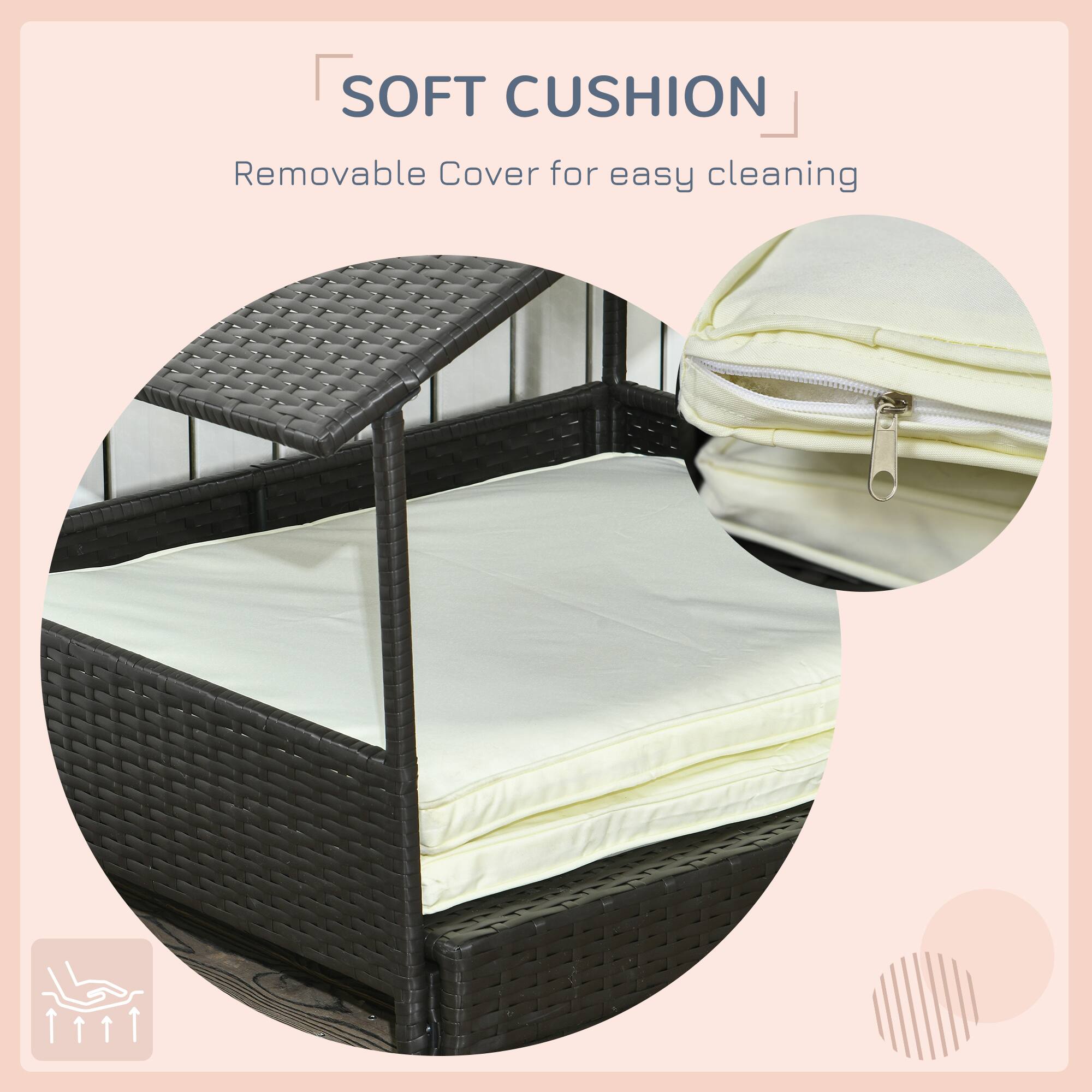 SOFT CUSHION  
Removable Cover for easy cleaning