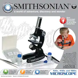 Group Sales National Toy & Gift - Smithsonian Microscope Set 300X,600X,900X
