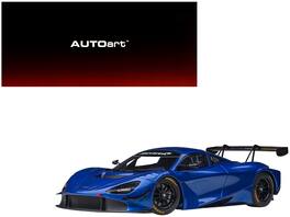 Mclaren 720S GT3 Azure 1/18 Model Car by Autoart - Blue Metallic