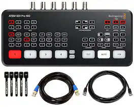 Blackmagic Design - ATEM SDI Pro ISO Live Stream Switcher Bundle