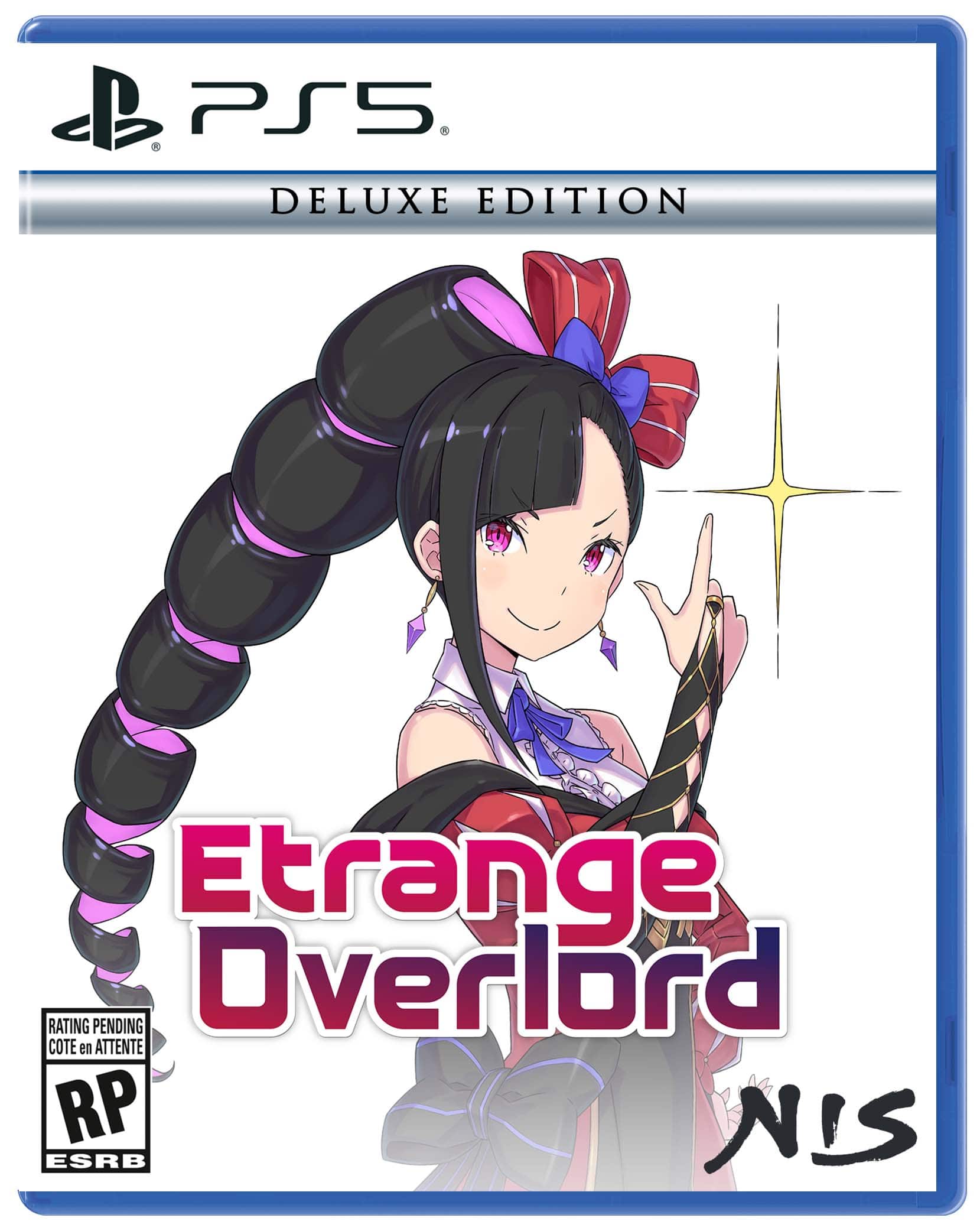 PS5 DELUXE EDITION  
Etrange Overlord  
RATING PENDING  
COTE en ATTENTE  
RP  
ESRB  
NIS