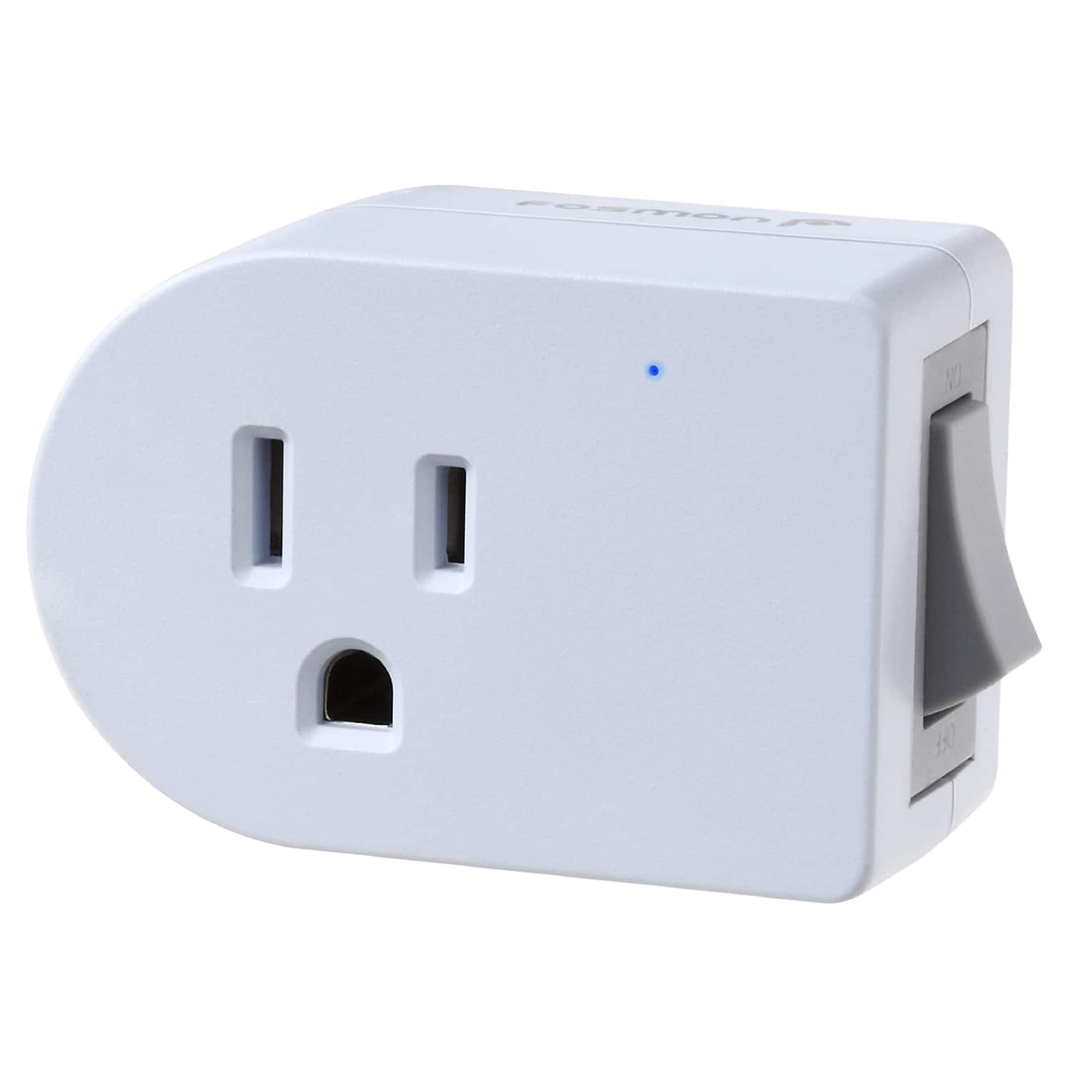 Fosmon - [ETL Listed] Outlet Adapter Surge Protector 245J, Portable Power Adapter Plug Power Switch Circuit Breaker and Indicator - White
