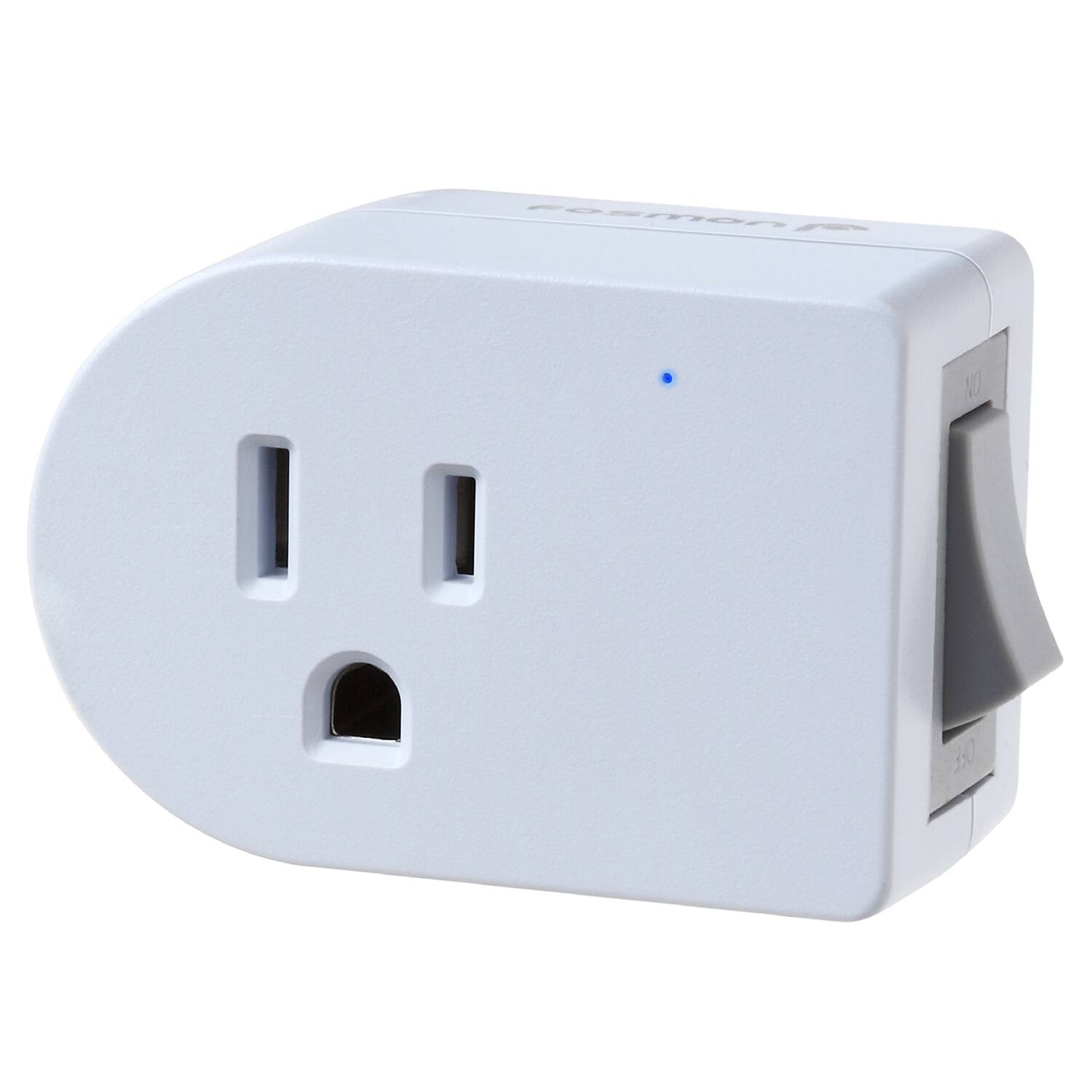 Front. Fosmon - [ETL Listed] Electrical Outlet Extender Plug Wall Outlet Splitter, Surge Protector Plug Adapter with Switch 245J - White.