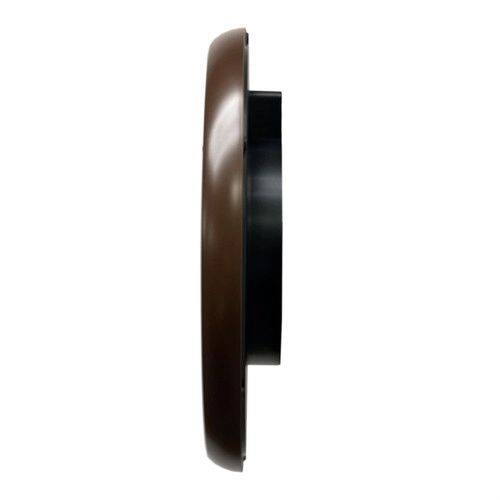 Back. Seiko - Seiko 12" Shinrin Wall Clock - Dark Brown - Dark Brown.