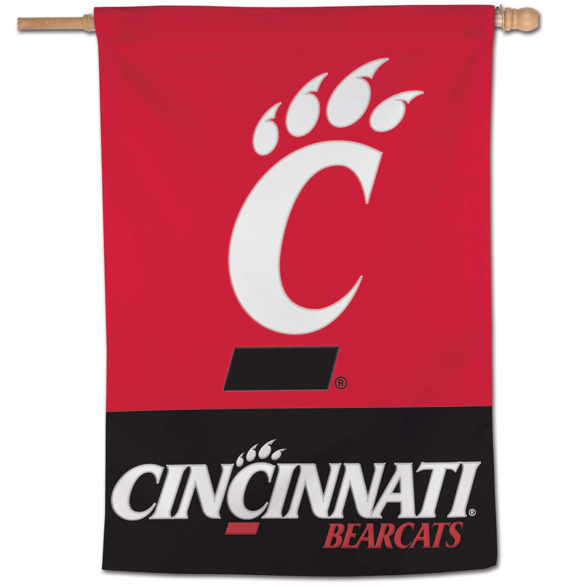 WinCraft - Cincinnati Bearcats 28" x 40" Applique Vertical Banner - Multicolor