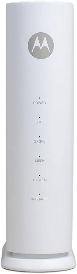Motorola - MNQ1525 WiFi 7 Router with Easy Mesh, Dual-Band, Single Pack - MQ15 MNQ15 - White