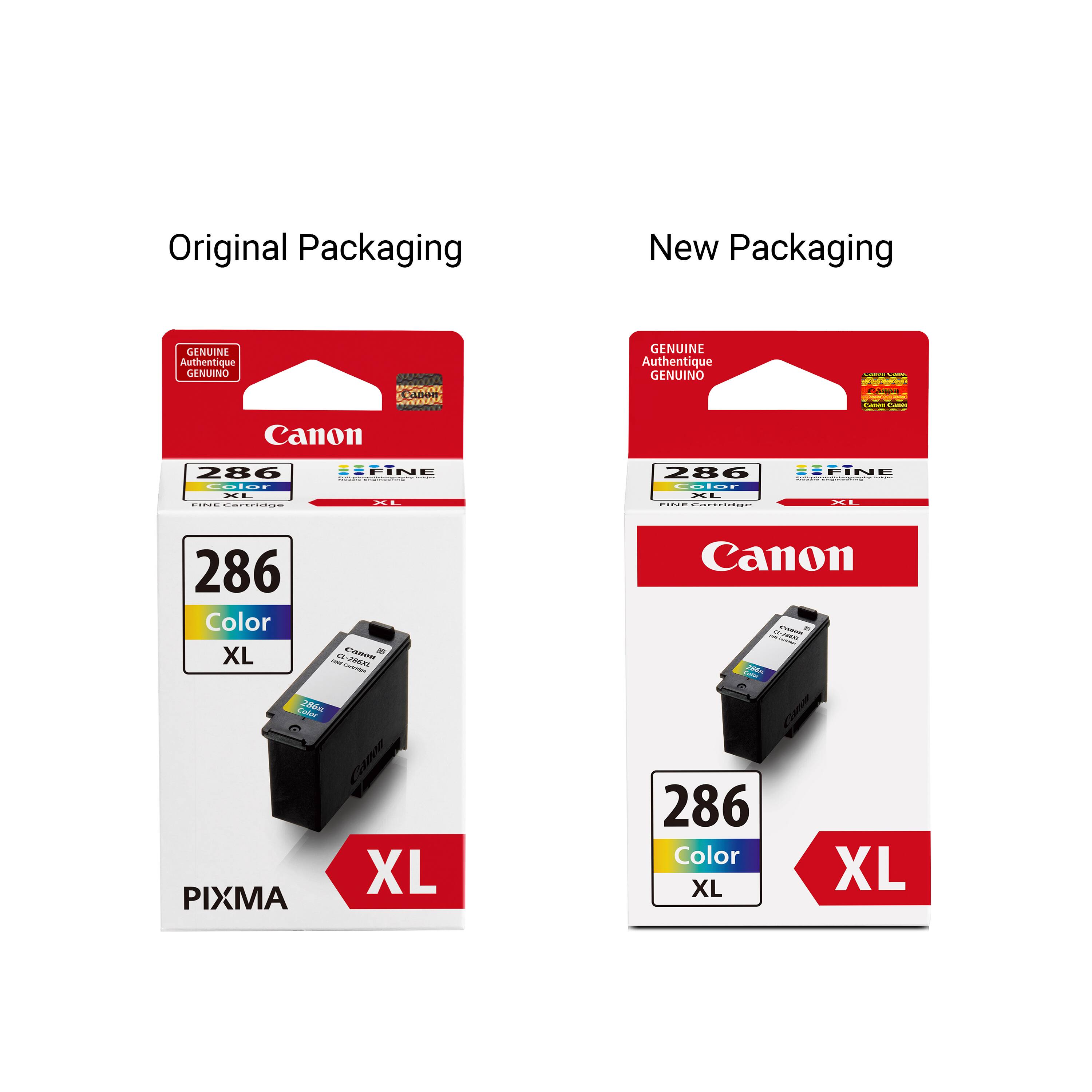Original Packaging New Packaging GENUINE Authentique GENUINO GA CUnis EA GENUINE Authentique GENUINO f | Canon 286 ..i... IDE | EFINE . 286 SEFINE ....... -. | Codridom . 286 Color XL a - a -  Canon - Eoder 23kml Cima XL PIXMA 286 Color XL XL
