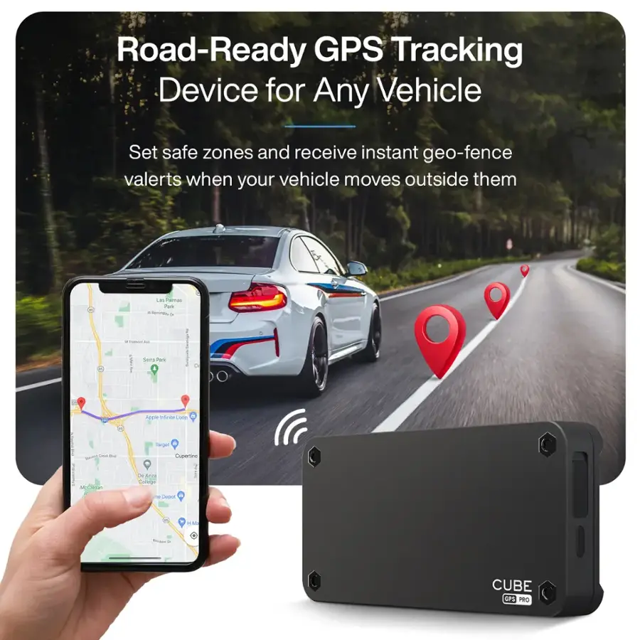 Road-Ready GPS Tracking Device for Any Vehicle Set safe zones and receive instant geo-fence alerts when your vehicle moves outside them.