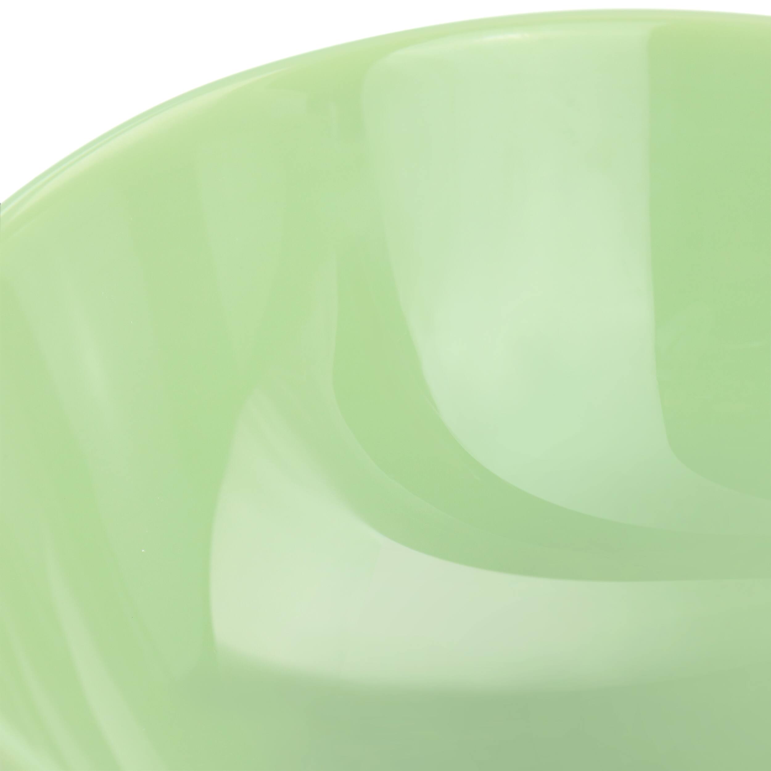 Alt View 4. Martha Stewart - Martha Stewart 2 Piece 10 Inch Jadeite Glass Serving Bowl Set in Jade Green - Jade Green.