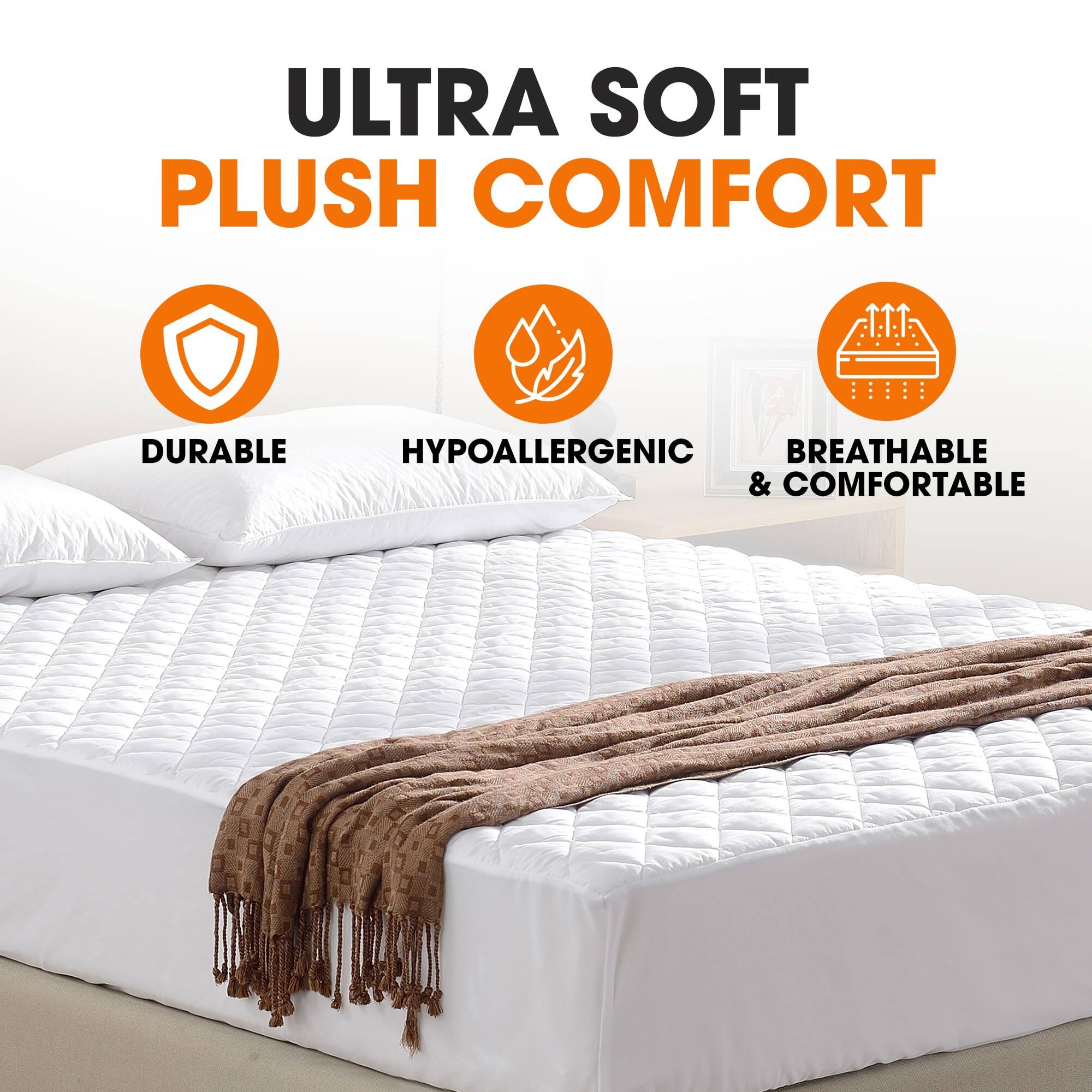 ULTRA SOFT PLUSH COMFORT  
DURABLE HYPOALLERGENIC BREATHABLE & COMFORTABLE