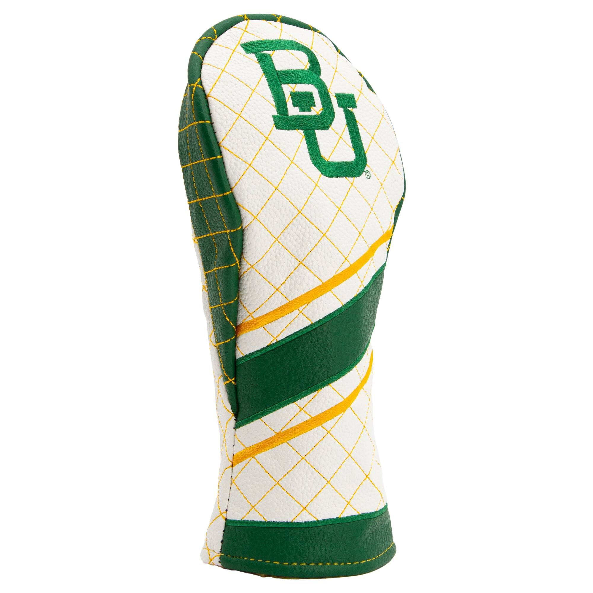 Alt View 2. Team Golf - Baylor Bears Striped Quilted Fairway Headcover - Multicolor.