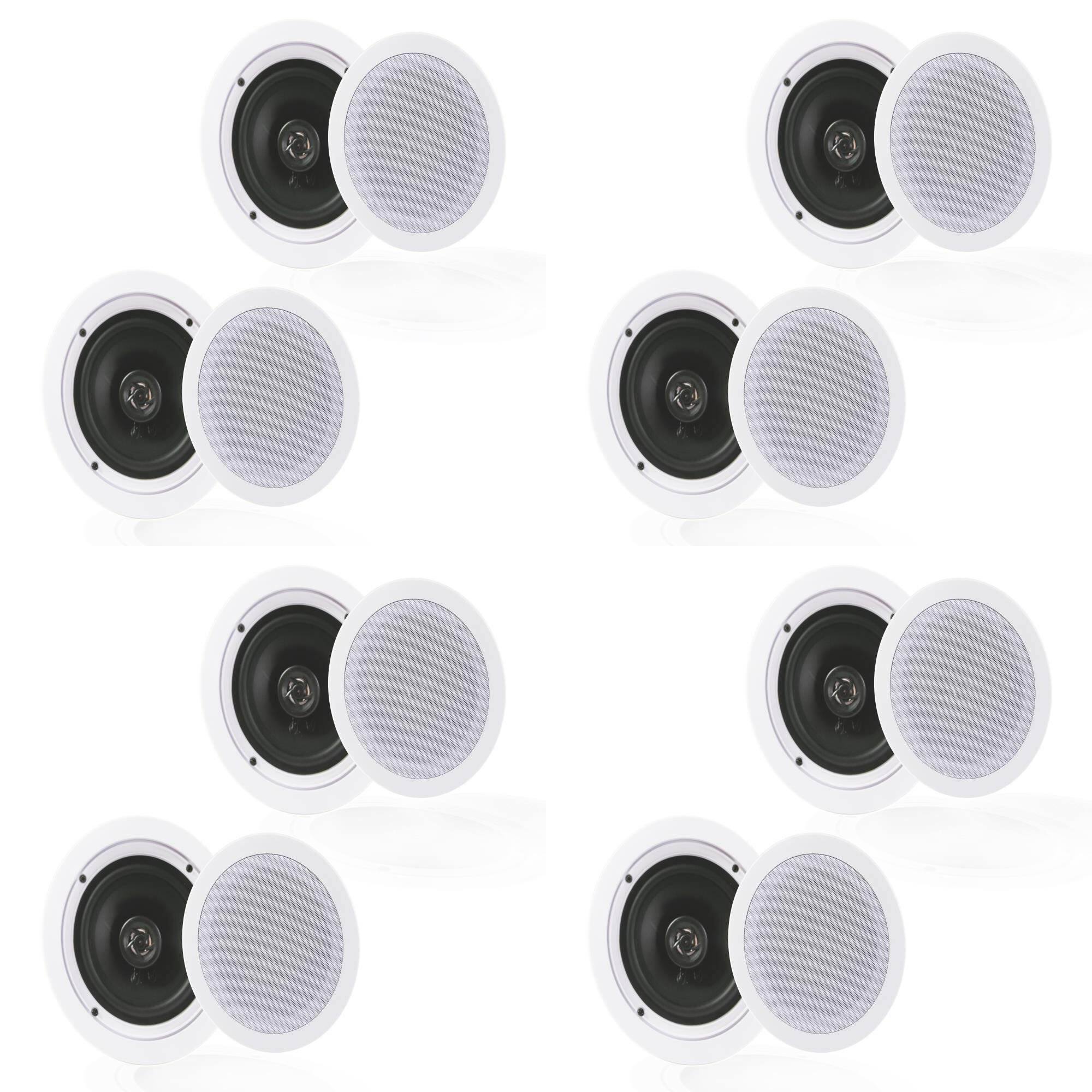 Alt View 3. Pyle - Pyle Audio PDIC1651RD 5.25 Inch 2 Way 150W Home Ceiling Wall Speakers (4 Pairs).