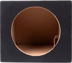 Maxxlink - 10" Single Sealed Subwoofer Enclosure - Black - Front_Zoom