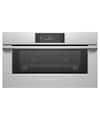 Fisher & Paykel - 30" 1.7 Cu. Ft. Single Convection Speed Oven, 6.8" Touch Screen - Compact - Stainless Steel